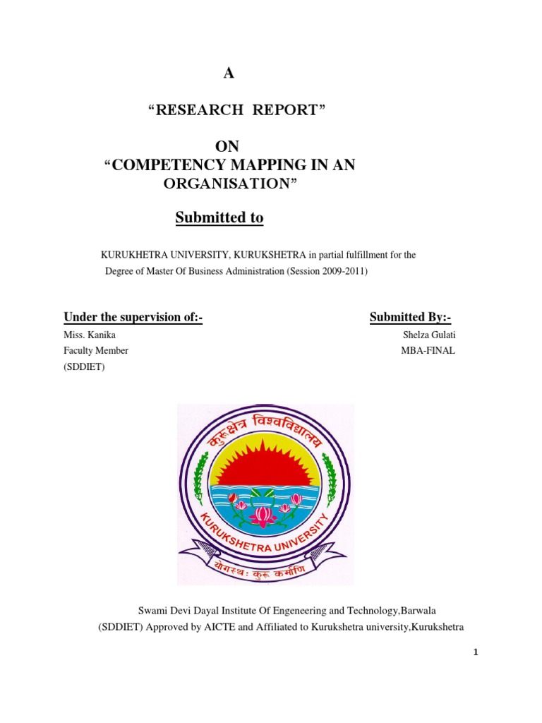 Competency mapping model image