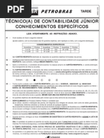 Técnico de Contabilidade Júnior Março 2010