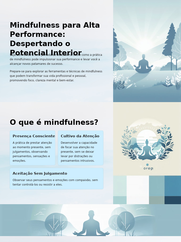 Mindfulness e Compaixão na Performance | PDF | Atenção plena | Pensamento