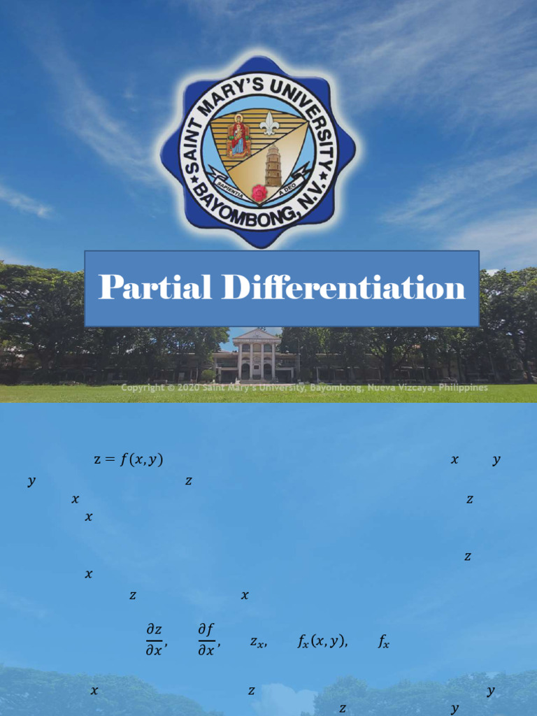 Partial Differentiation | PDF | Derivative | Tangent