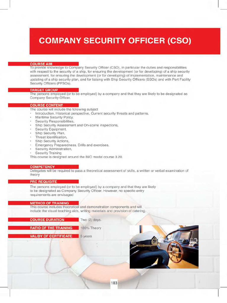 CSO Training Progr | PDF