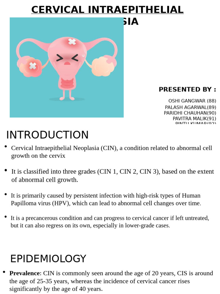 Cervical Intraepithelial Neoplasia | PDF