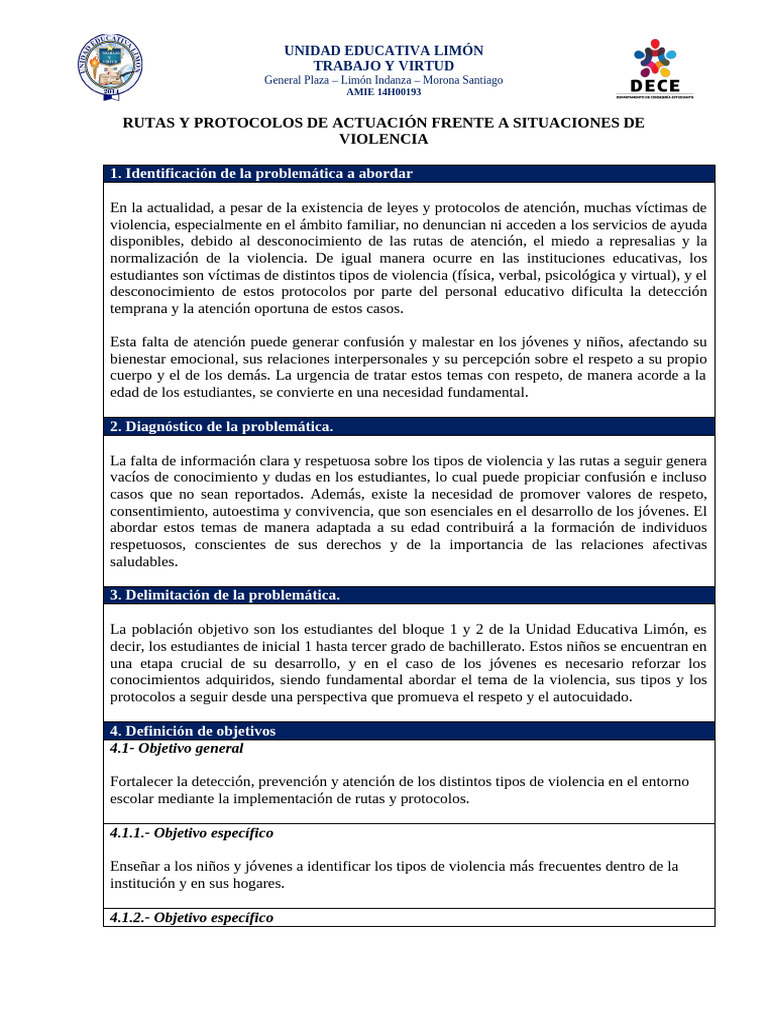 Violencia Sus Tipos y Protocolos | PDF | Violencia | Las emociones