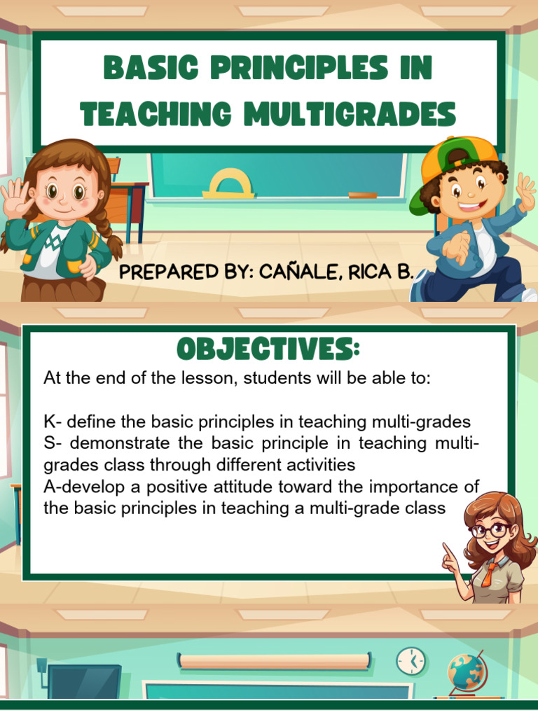 Principles for Teaching Multigrade Classes | PDF | Learning | Teachers