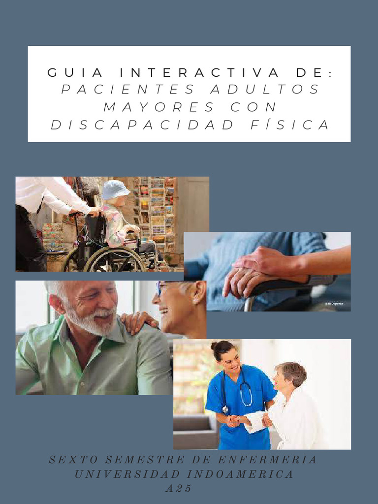 Guía de Cuidados para Adultos Mayores con Discapacidad | PDF ...