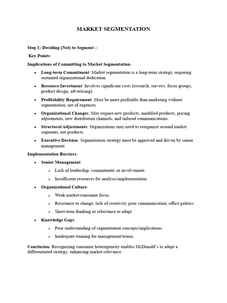 Market Segmentation | PDF | Market Segmentation | Principal Component ...