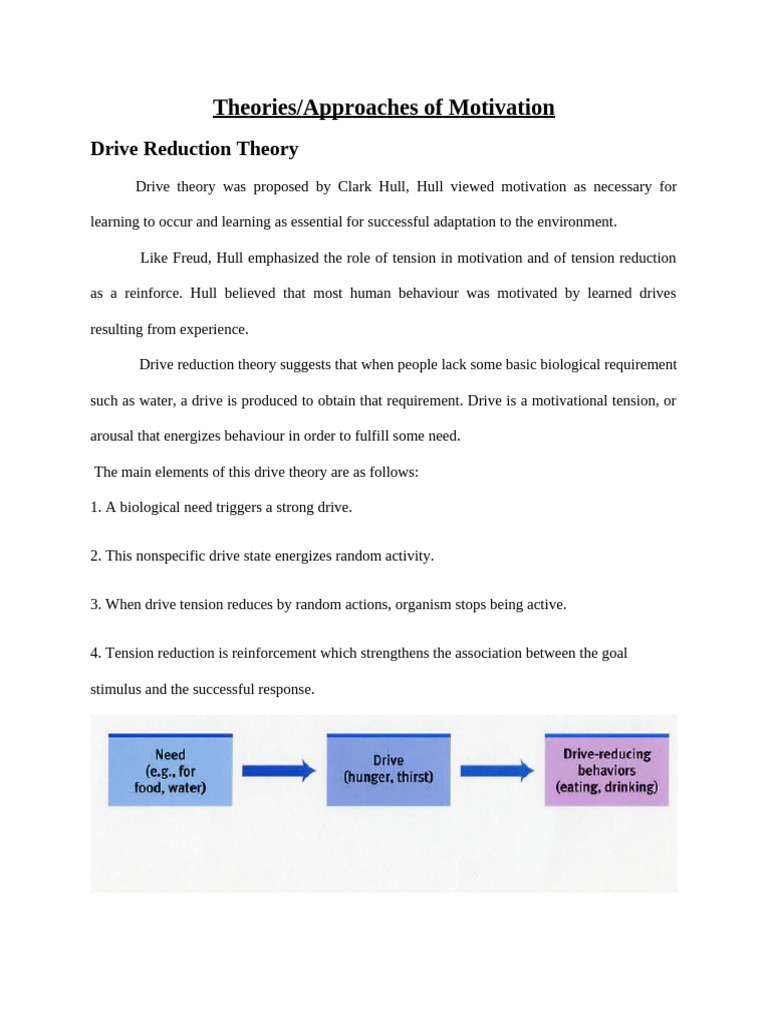 Drive vs. Instinct Theories of Motivation | PDF | Instinct | Motivation