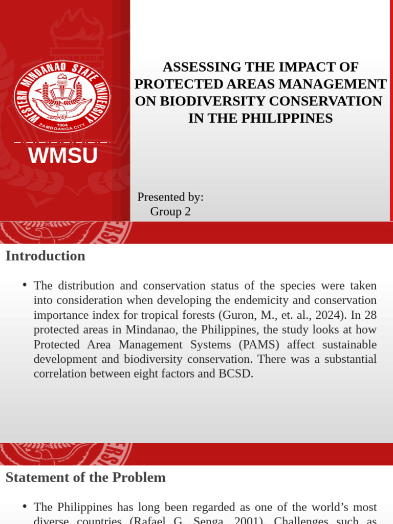 Impact of Protected Areas on Biodiversity | PDF