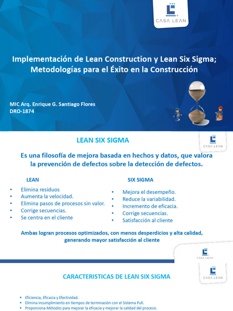 Lean Manufacturing en Construcción | PDF | Six Sigma | Lean Manufacturing