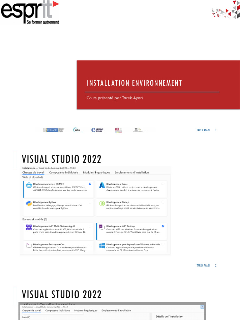 Installation de Visual Studio 2022 | PDF