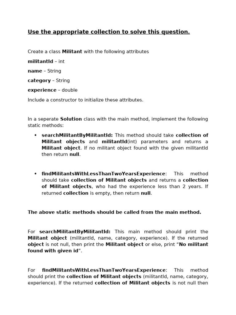 Militant Management System Implementation | PDF | Method (Computer ...