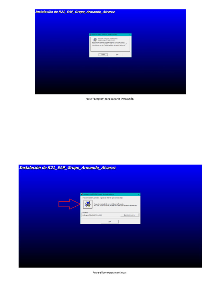 Guia Instalacion | PDF | Archivo de computadora | Ventana (informática)