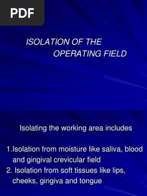 Isolation 1