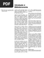introdução a biblioteconomia