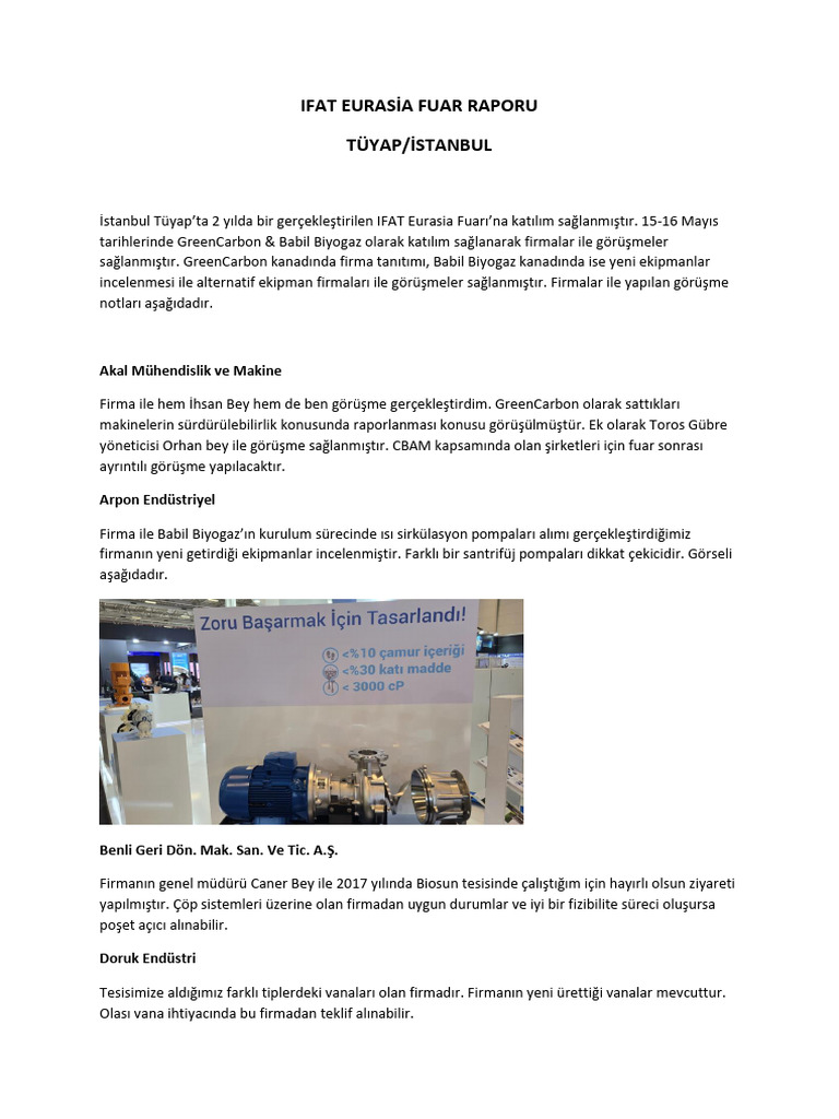 İFAT '25 Rapor | PDF