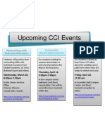 Upcoming CCI Events: Networking With Technical Recruiters
