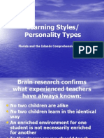 Learning Styles Personality Types