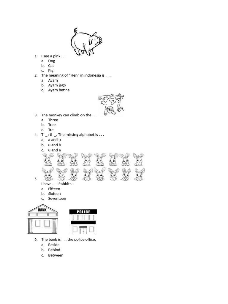 Latihan Ulangan Kelas 2 | PDF