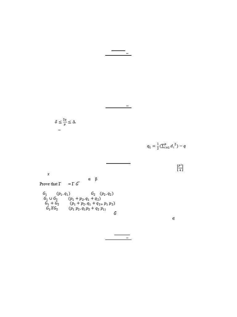 Graph Theory Concepts and Proofs | PDF | Mathematical Relations | Graph ...