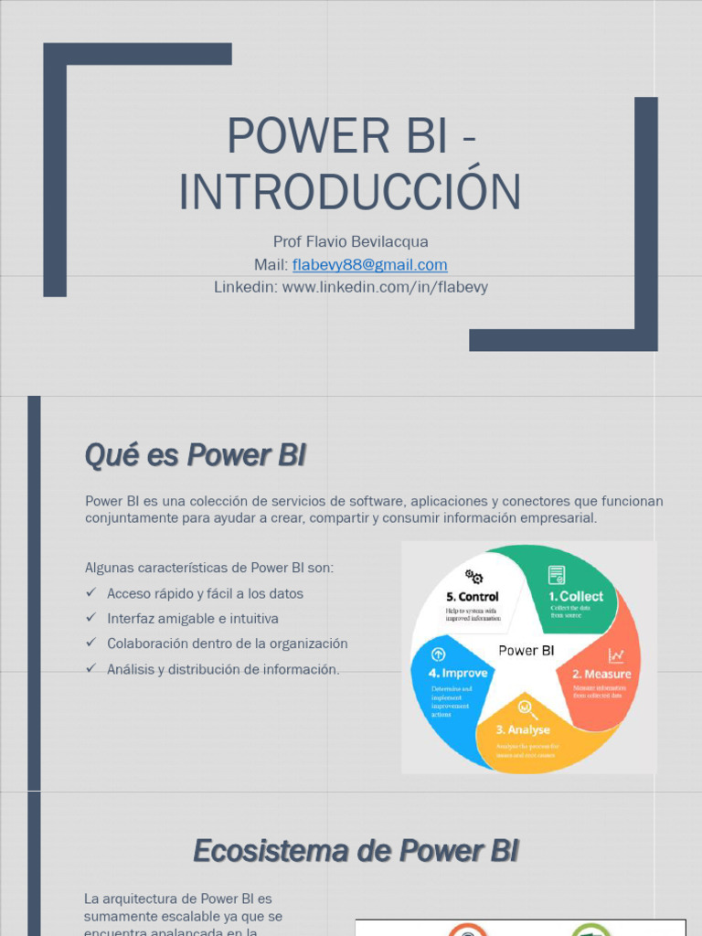 Introducción a Power BI y sus Funciones | PDF | Mi sql | Tipo de datos