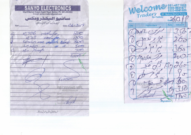 Multan Bill 26-03-2019 | PDF