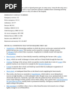 Common First Aid Emergencies Guide | PDF | First Aid | Medical Specialties