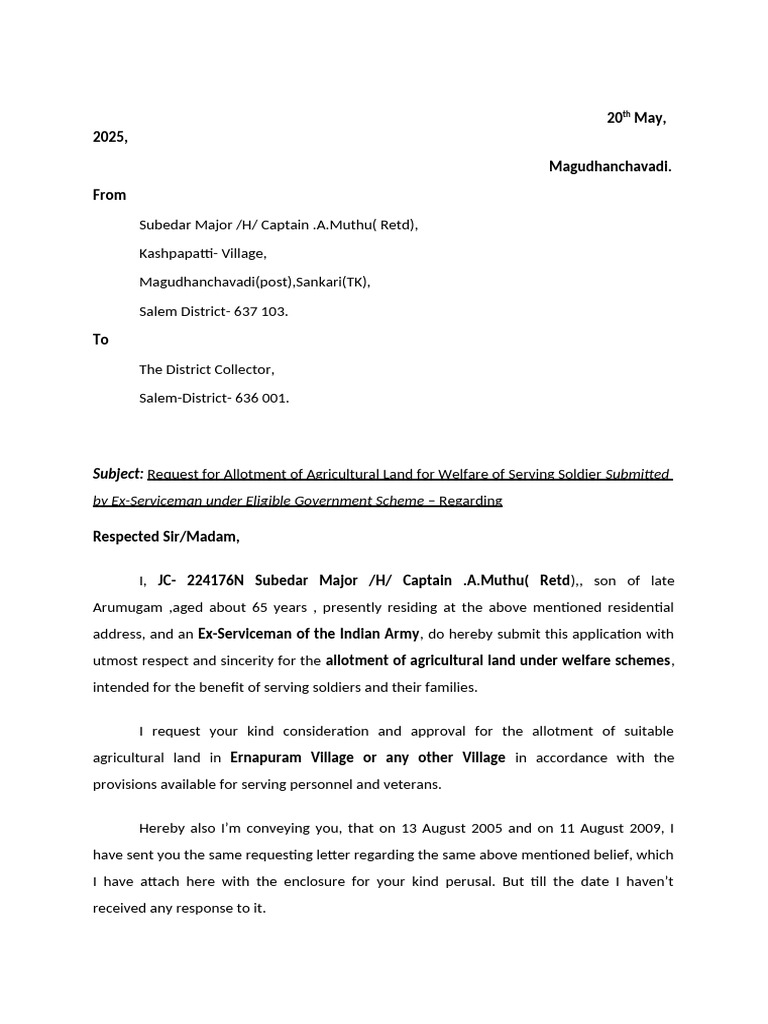 EX - Serviceman Notice | PDF | Government Of India | Government