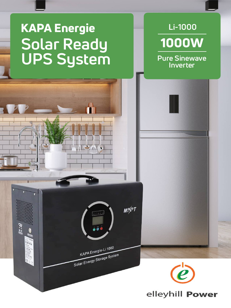 KAPA Energie Li-1000 Inverter Specs | PDF | Power Inverter | Electrical ...