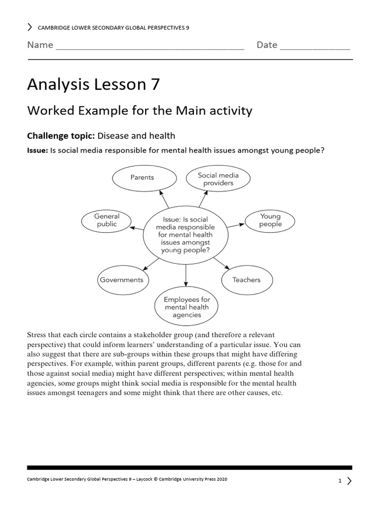 Social Media's Impact on Youth Mental Health | PDF | Mental Health ...