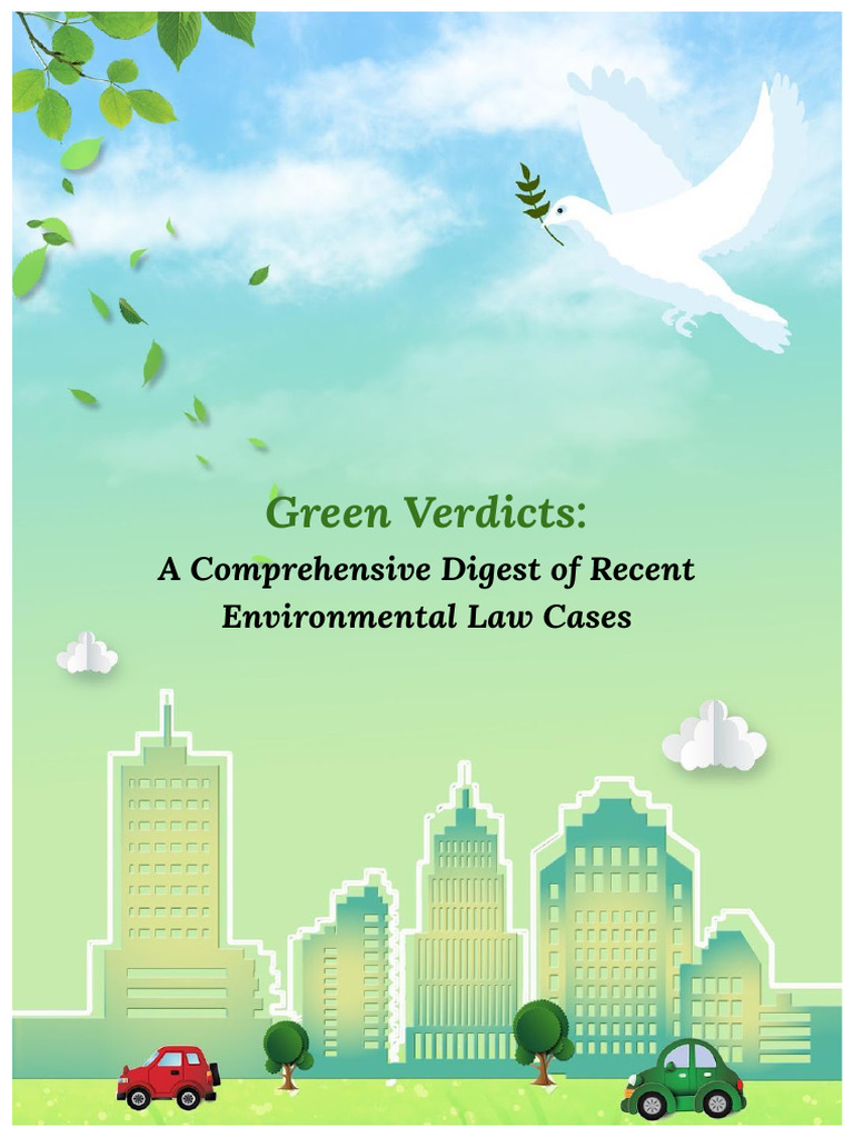 Recent Environmental Law Cases Digest | PDF | Sustainability ...