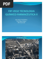 Tecnologia Químico-Farmacêutica II