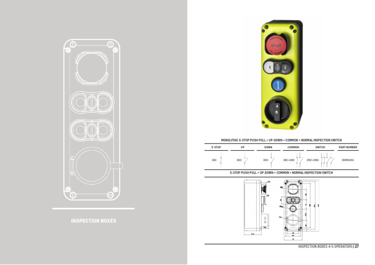 EMS Inspection Boxes and Switches | PDF