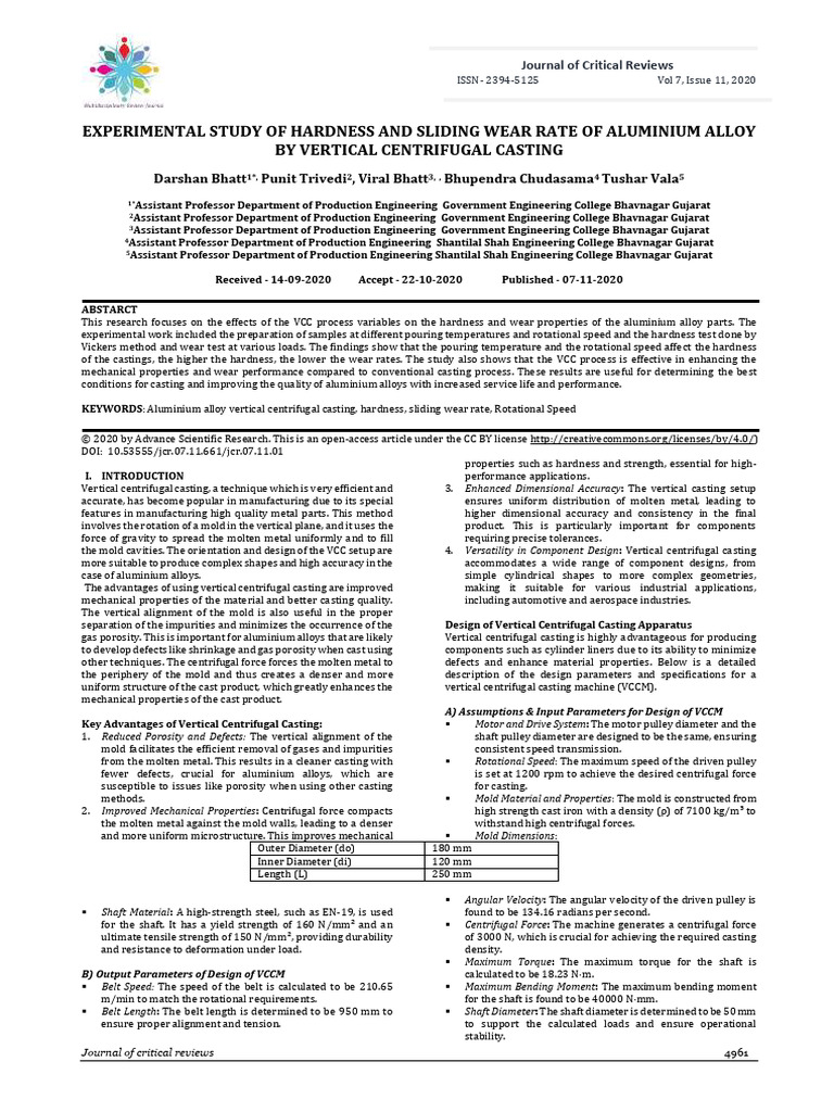Aluminium Alloy Hardness Study VCC | PDF | Strength Of Materials ...