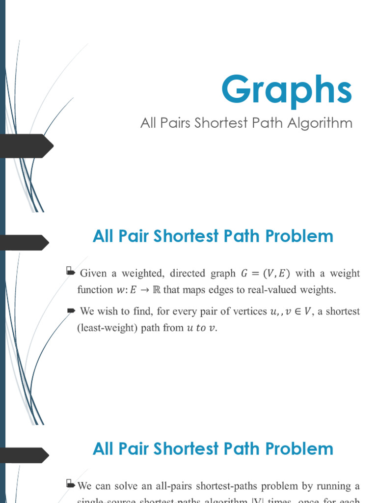 Slide 6.5.2 Shortest Path - All Pair | PDF | Applied Mathematics ...