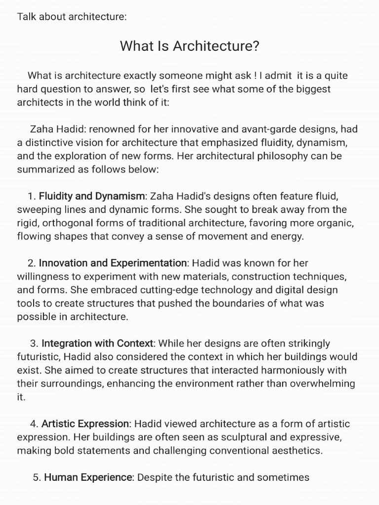What Is Architecture | PDF