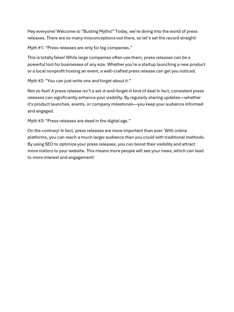 Myth Busting Infotainement7 | PDF