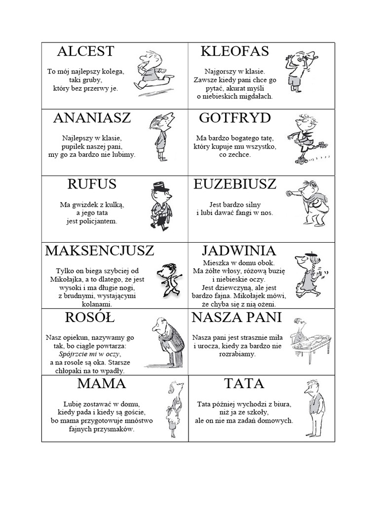 Mikołajek Kalambury PDF | PDF