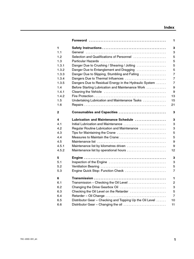 Crane Maintenance and Safety Guide | PDF | Axle | Crane (Machine)