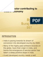 Service Sector Contributing To India's Economy