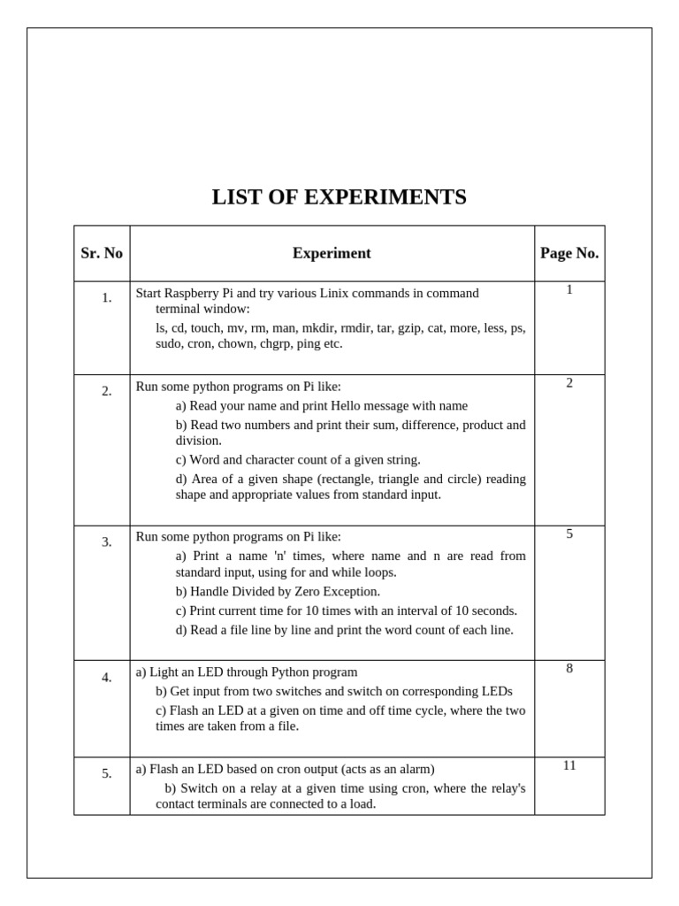 Raspberry Pi Experiments Guide | PDF | Area | Analog To Digital Converter