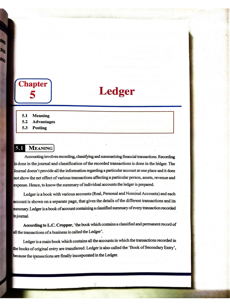 Ledger | PDF