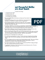 00. Advanced Learning & Teaching - Summaries