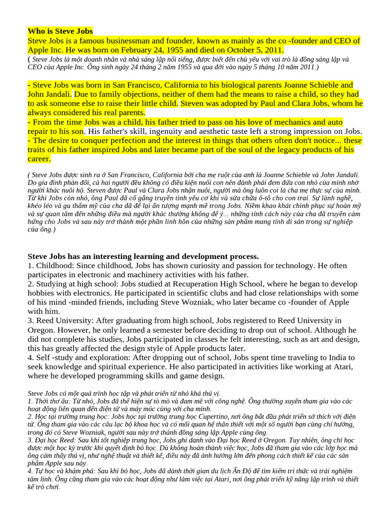 Steve Jobs | PDF