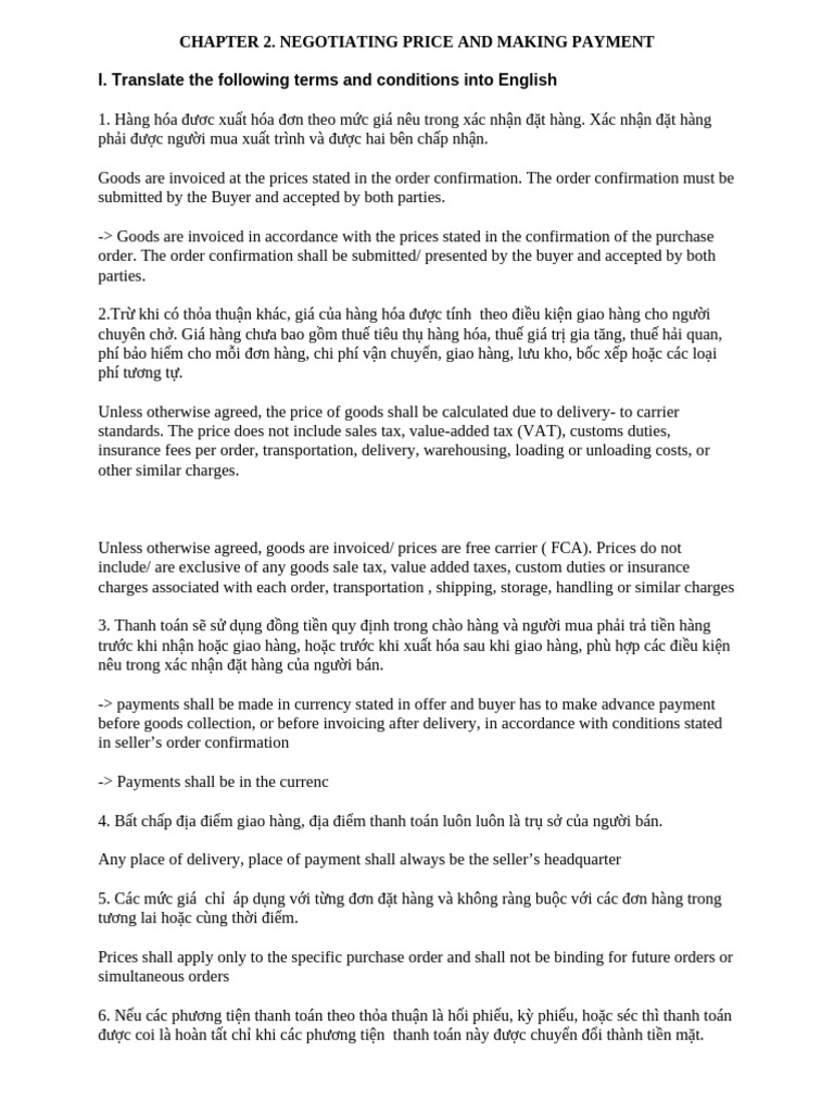 Chapter 2 - English Vietnamese Translation | PDF