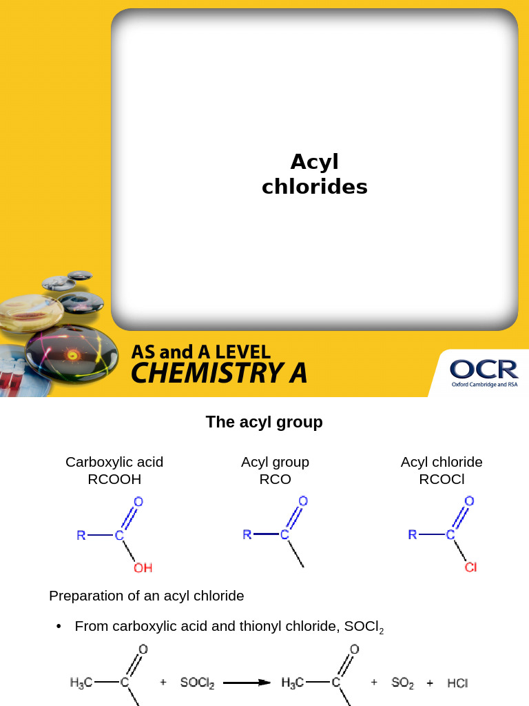 Acyl Chlorides | PDF