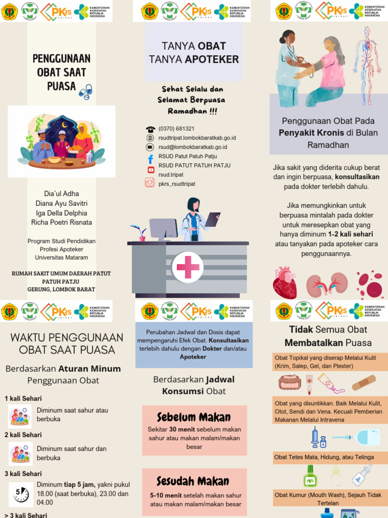 Panduan Obat Saat Puasa Ramadhan | PDF