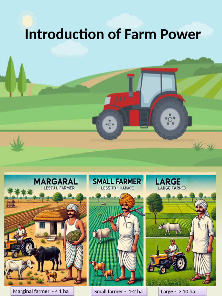 Sources of Farm Power Presentation | PDF | Renewable Energy | Engines