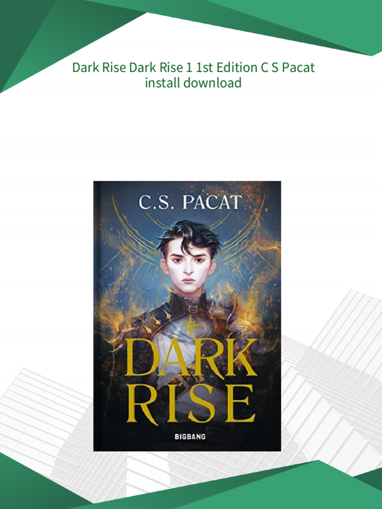 Dark Rise : 1ère Édition de C.S. Pacat | PDF | Tonneau (récipient) | Miroir