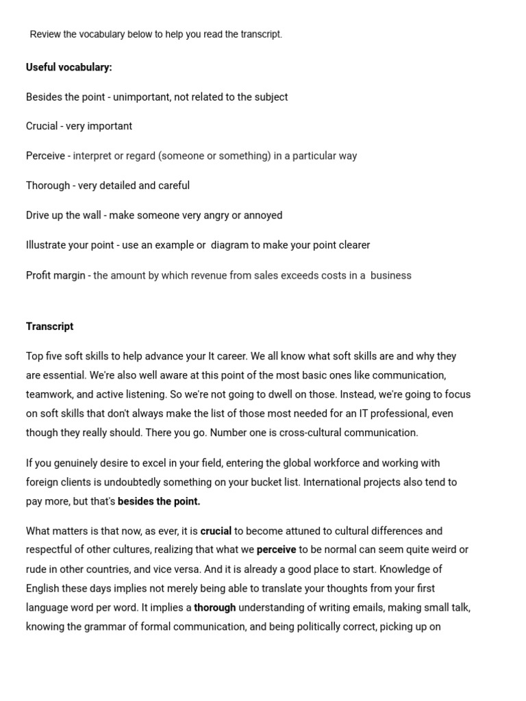 iNCXgDqzQKeQl4A6s9CnDw - Soft Skills Podcast Transcript 1 2 | PDF ...