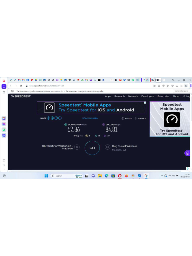 Internet Speed Test | PDF